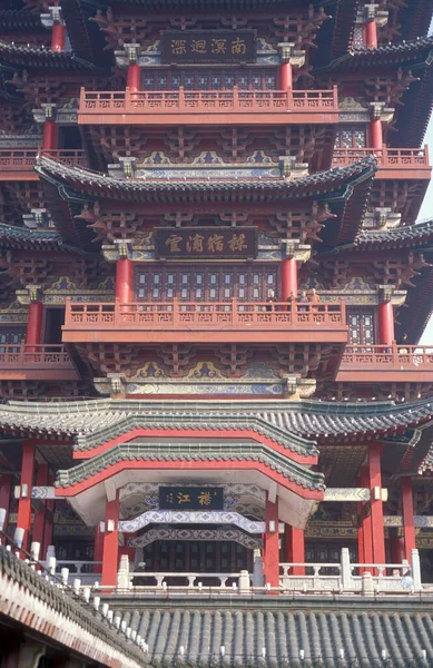 Tempel Und Pavillon Von Prinz Teng Der Stadt Nanchang Der — Stockfoto