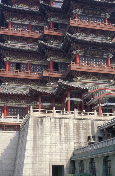 Świątynia Pavillon Księcia Teng Mieście Nanchang Prowincji Jiangxi Chinach Chiny — Zdjęcie stockowe