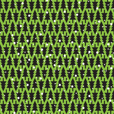 Noel ağacı sorunsuz plan vektör.