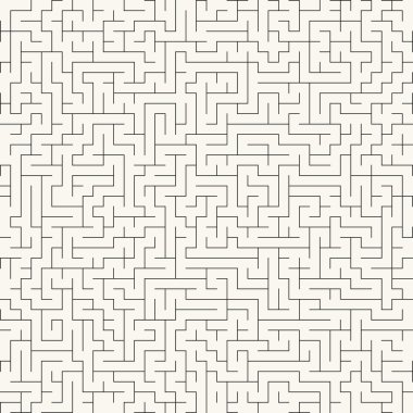 labirent. Dikişsiz vektör arka plan.