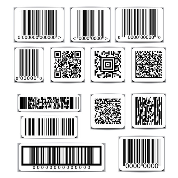 Вектор набора штрих-кодов
