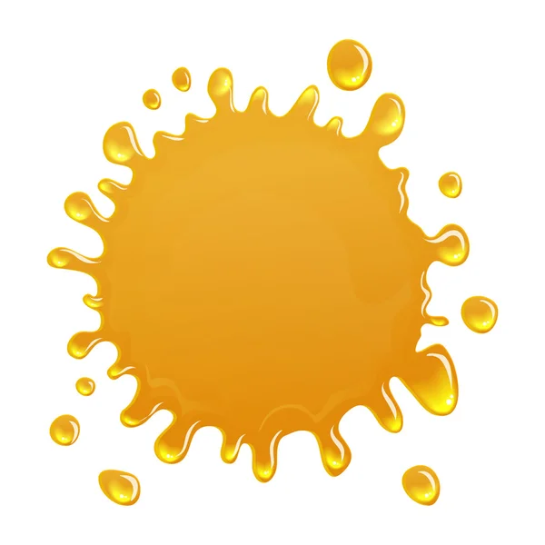 Olja eller honung fläck, vektor icon — Stock vektor