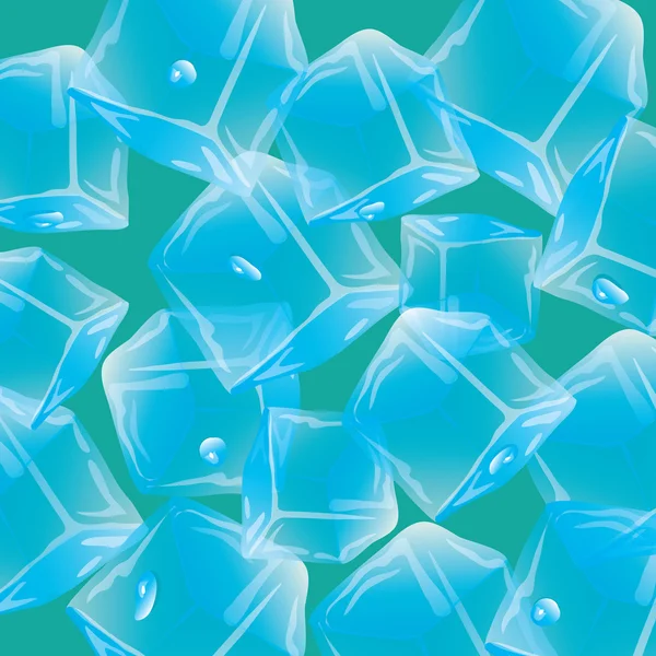 Gotas de hielo. Fondo sin costura vectorial . — Archivo Imágenes Vectoriales