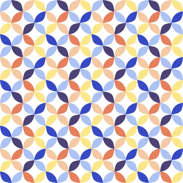 Seamless bright geometric circle pattern. — Stock Vector