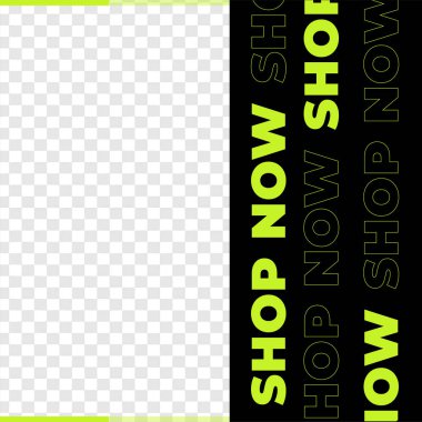 Şehir canavarı indirimli poster sosyal medya şablonu