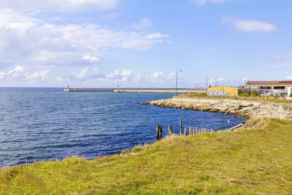 Vackra landskapet port — Stockfoto