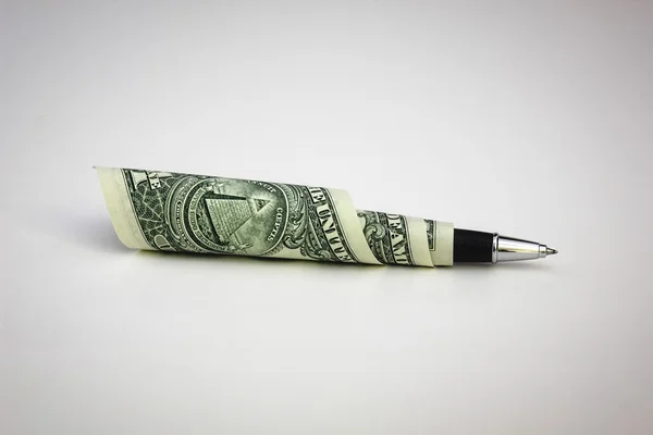 Dollar Pen — Stock Photo, Image