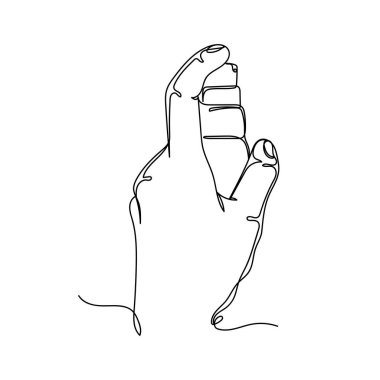 Beyaz arka planda siluet halinde el dezenfektanı spreyini tutan tek çizgi ikonu. Doğrusal biçimlendirilmiş.