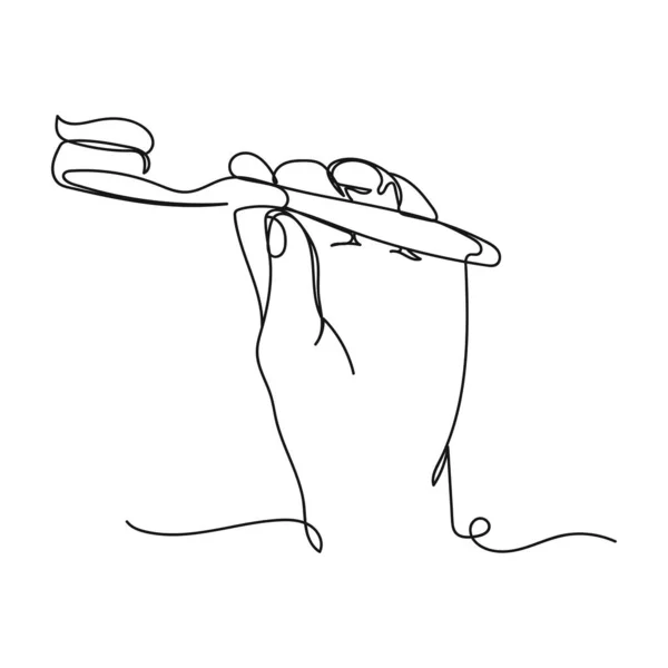 Vetor Abstrato Contínuo Uma Única Linha Simples Ícone Desenho Mão — Vetor de Stock