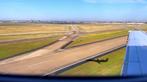 Dallas Usa September 2021 Utsikten Från Ett Flygplan Dallas Med — Stockvideo
