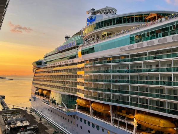 Nassau Bahamas Septiembre 2021 Royal Caribbean Cruise Ship Freedom Seas —  Fotos de Stock