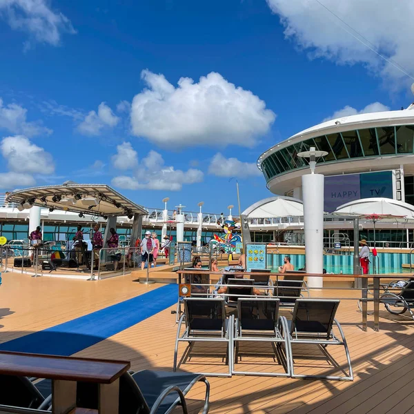 Orlando États Unis Septembre 2021 Zone Piscine Bord Navire Croisière — Photo