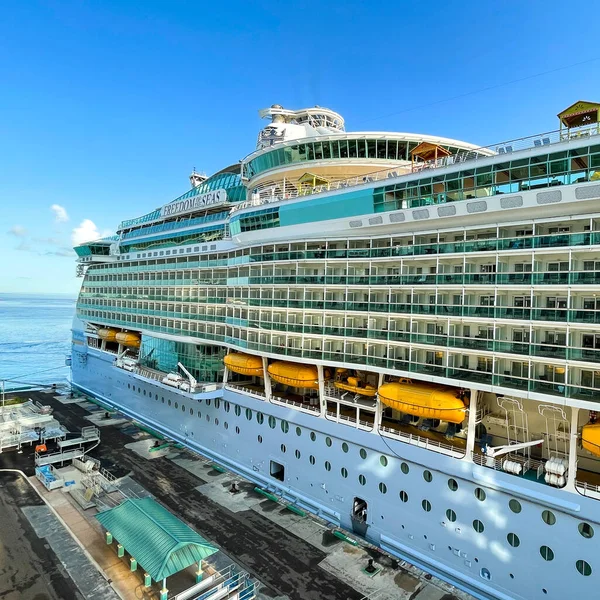 Nassau Bahamy Września 2021 Royal Caribbean Cruise Ship Freedom Seas — Zdjęcie stockowe