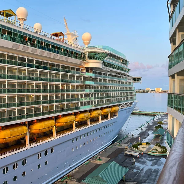 Nassau Bahamas Septembre 2021 Bateau Croisière Royal Caribbean Freedom Seas — Photo