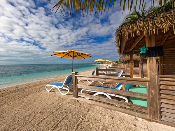 Bahamy Grudnia 2021 Plaża Coco Cay Która Jest Royal Caribbean — Zdjęcie stockowe