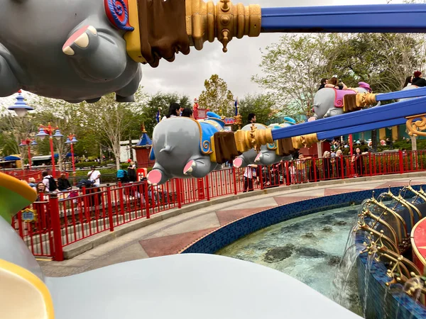 Orlando Usa December 2019 Dumbo Flying Elephant Ride Magic Kingdom — Stock Photo, Image