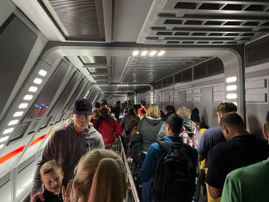 Orlando, FL USA- 22 Aralık 2019: The Rise of the Resistance Star Wars Hollywood Stüdyoları Walt Disney World, Orlando, Florida.