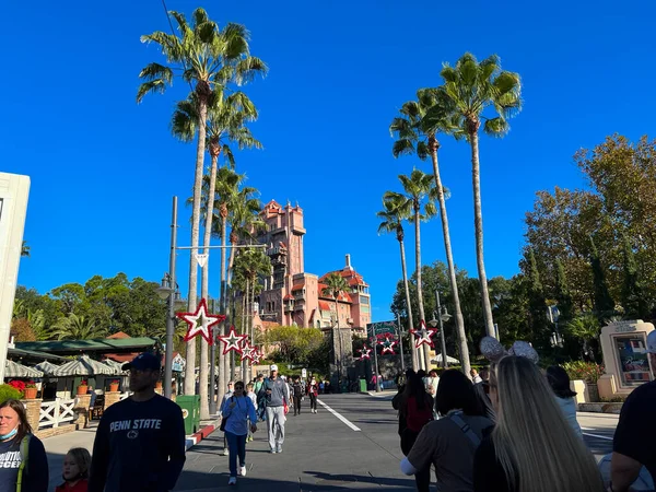 Orlando Usa November 2021 Mensen Die Door Hollywood Studios Walt — Stockfoto