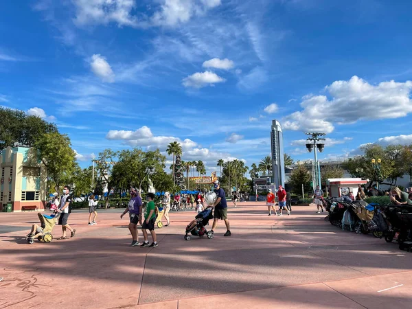 Orlando Noviembre 2020 Gente Caminando Por Hollywood Studios Walt Disney — Foto de Stock