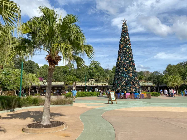 Orlando Eua Novembro 2020 Entrada Para Animal Kingdom Durante Natal — Fotografia de Stock