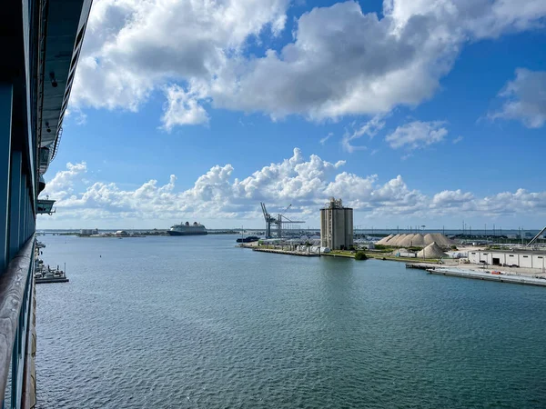 Port Canaveral États Unis Septembre 2021 Une Vue Navigation Croisière — Photo