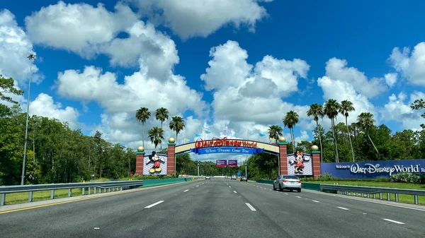 Orlando Eua Julho 2020 Entrada Para Walt Disney World Orlando — Fotografia de Stock