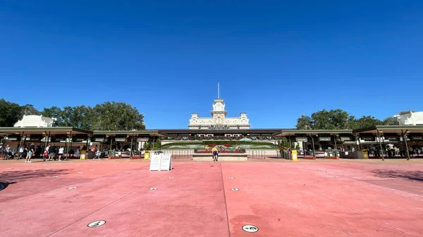 Orlando Estados Unidos Julio 2021 Estación Tren Walt Disney World — Foto de Stock