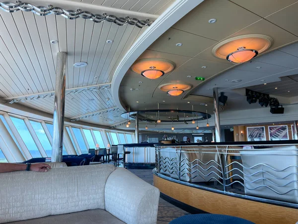 Orlando Eua Setembro 2021 Bar Interno Royal Caribbean Cruise Ship — Fotografia de Stock