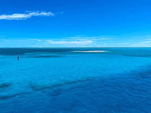Una Vista Del Mar Caribe Desde Crucero — Foto de Stock