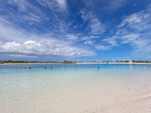 2021年10月11日 巴哈马海洋礁 海安会游轮航运海滩概览 — 图库照片