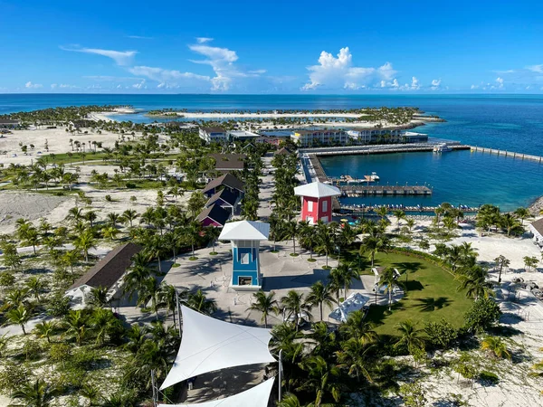 Ocean Cay Bahamas Octubre 2021 Una Vista Aérea Playa Msc —  Fotos de Stock