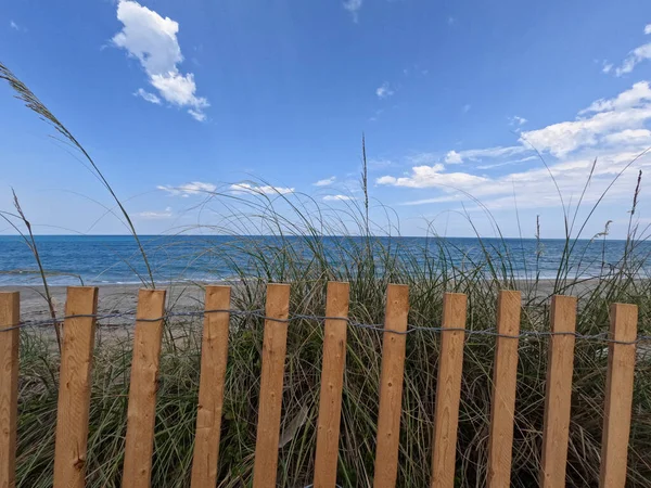 Beautiful Turquoise Atlantic Ocean Sunny Day Beach Jupiter Florida — Stock fotografie