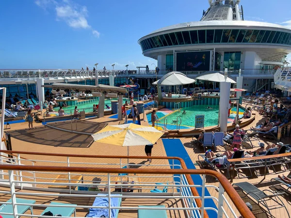 Orlando Usa February 2022 Swimming Pool Area Royal Caribbean Mariner — Photo