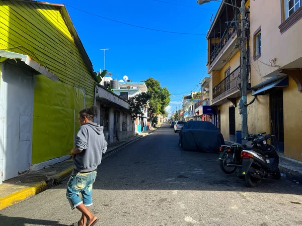 Puerto Plata Janvier 2022 Les Rues Les Bâtiments Les Entreprises — Photo