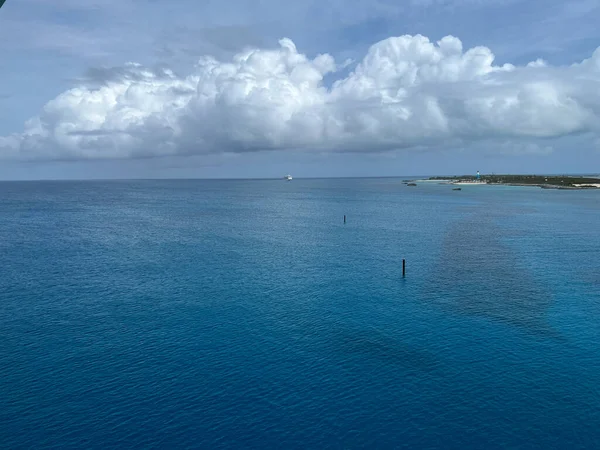 Coco Cay Bahamas February 2022 Aerial View Coco Cay Royal — Foto de Stock