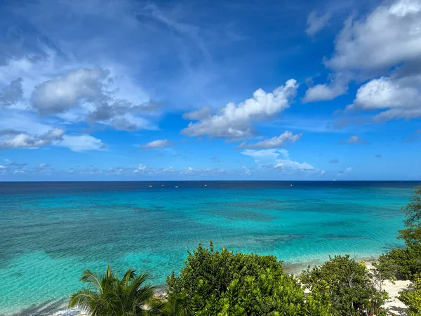 Aerial View Cemetery Beach Seven Mile Beach Grand Cayman Island — Foto de Stock