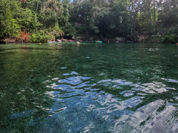 Orlando Usa August 2022 Folk Flyder Ned Foråret Blue Springs - Stock-foto