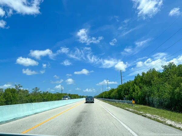 Key Largo Florida Usa August 2022 Fahrt Auf Dem Overseas — Stockfoto