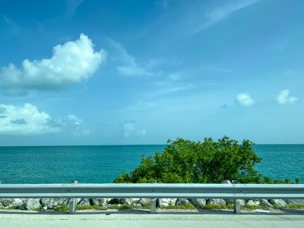 Key Largo Usa Augustus 2022 Rijdend Overseas Highway Naar Florida — Stockfoto