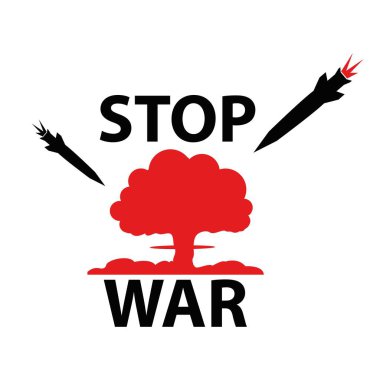 Beyaz arkaplanda vektör illüstrasyonunu durdur