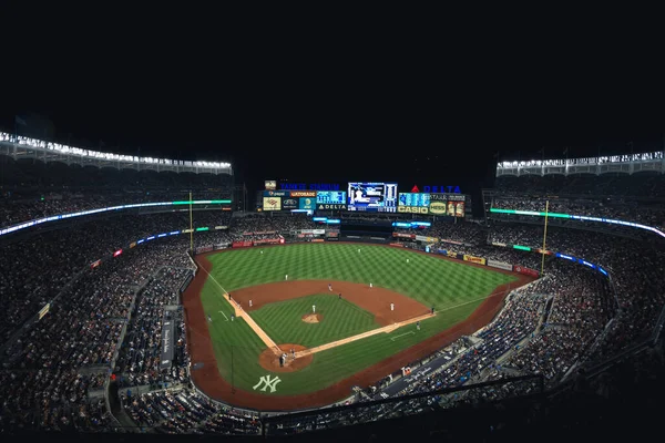 New York, NY, United States of America - July 19, 2019: New York Yankees playing Colorado Rockies