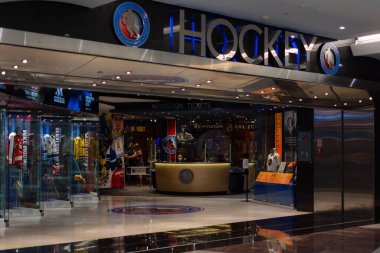 Toronto, ON, Canada - August 2, 2022: Exterior of the Hockey Hall of Fame