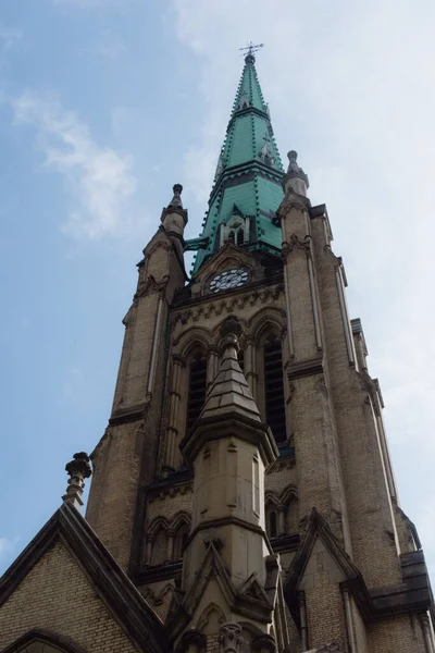 Toronto, ON, Kanada - 5 Ağustos 2022: St. James Katedrali Toronto, Ontario, Kanada 'da bulunan bir Anglikan katedralidir.
