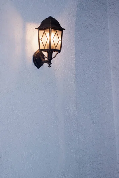 Luminous Wall Street Light Style Lantern — Foto Stock