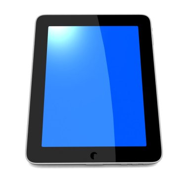 3D siyah tablet pc