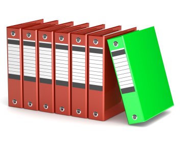 Office klasörler kağıtlar için.