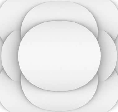 Soyut daire arka plan beyaz elips afiş