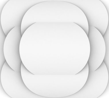 Soyut daire arka plan beyaz elips afiş