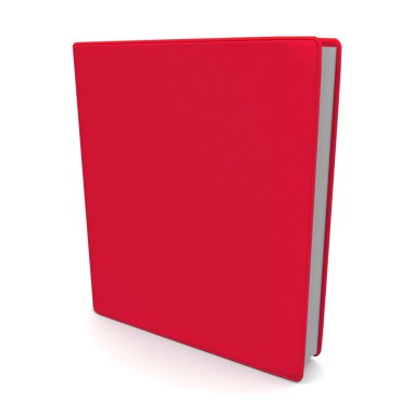 Beyaz arkaplanda izole edilmiş kitap