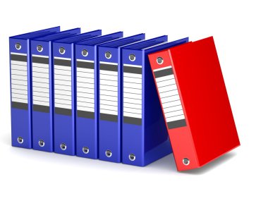 Office klasörler kağıtlar için.